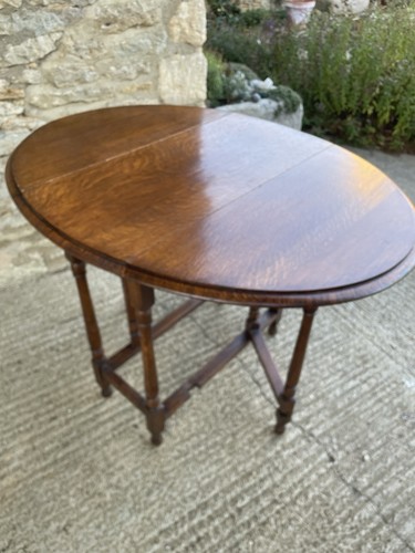 Oak gateleg vintage - vintage, leaf