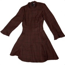 Zara dress. Burgundy red
