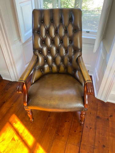 Chesterfield highback chair - chair, in