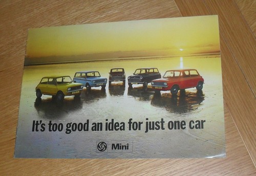 Austin mini brochure - mini, 1975