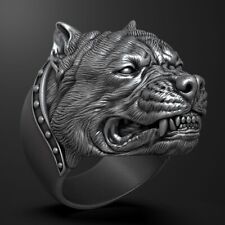 Angry Pitbull wax pattern ring