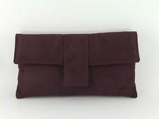 Elegant Faux Suede Clutch