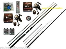 Shakespeare Float & Feeder Fishing Outfit Set Kit Rods Feeders Hooks Floats