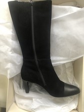 Hogl Black Suede Knee Boots