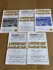 1970s Southport programmes x 5