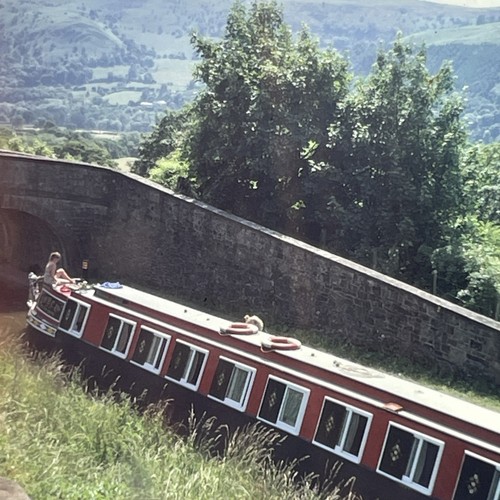 Retro film photo slide - film, junk