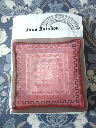Jane rainbow charted canvas - rainbow,