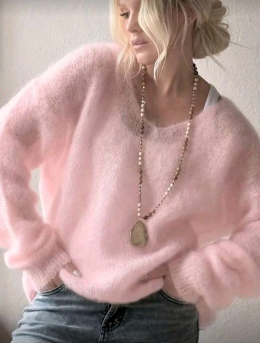 Women mohair blend - mohair, sweater