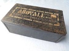 Vintage Brass Letter & Number  Stencils in original tin