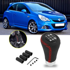 1x 5-Speed Manual Gear Stick Shift Knob Shifter PU Lever Head For Vauxhall Corsa