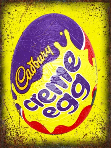 Cadbury cream egg - cream,