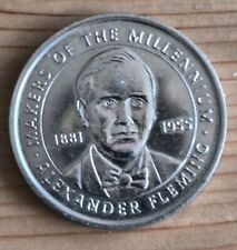 [#37] MAKERS of the MILLENNIUM COIN / MEDAL. ALEXANDER FLEMING. ISSUED 2000.