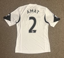 Jordi Amat Matchworn/Issue Swansea City 2013/14 Home Shirt, Medium, VGC