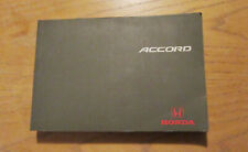 Honda Accord VTEC 2000 Maintenance Use Booklet Manual