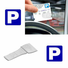 New Car Vehicle Windscreen Park Parking Ticket Clip Work Pass Holder Gadget