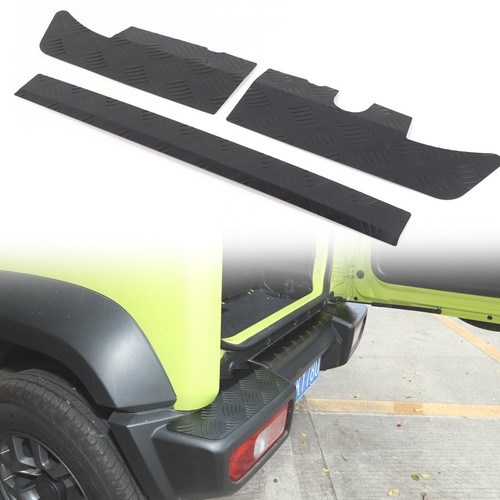 Black alloy rear bumper - alloy,