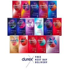 Durex Condoms All Types - Latex Free, Extra Safe, Thin, Ribbed, Dotted, Large