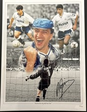 Nayim Signed  16x12 Tottenham