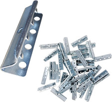 50 * 13mm Webbings Clips Metal Ends for Chair Webbing Upholstery Repair for Sofa