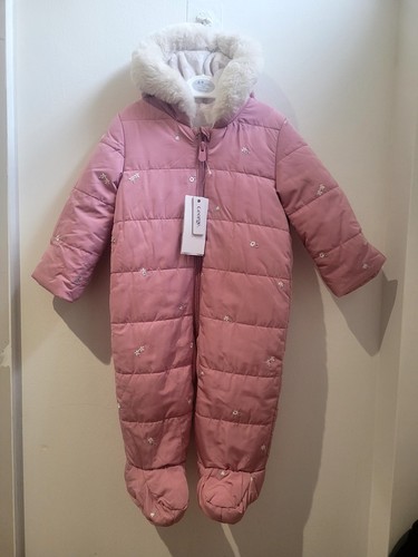 Baby girls snowsuit - snowsuit, pramsuit