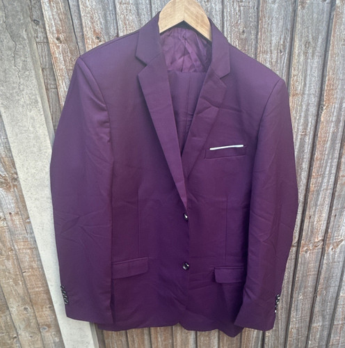Men purple piece suit - purple, 2-piece