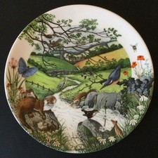 The Babbling Brook Wedgewood Plate By Colin Newman