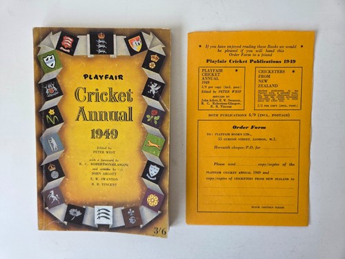Playfair cricket annual 1949 - playfair,