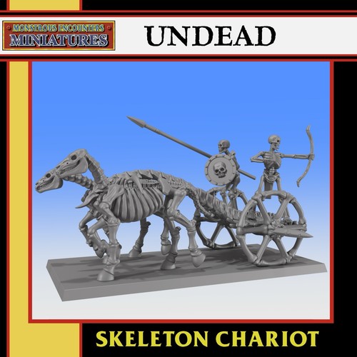 Undead skeleton chariot - skeleton,