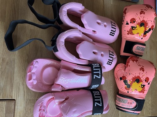 Blitz taekwondo pink size - taekwondo,