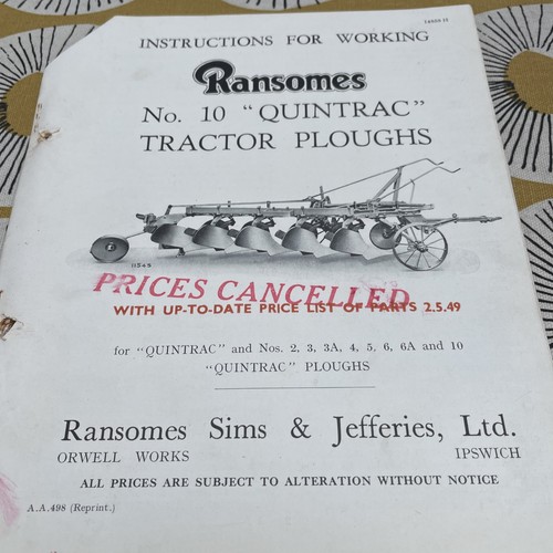 Ransomes quintrac - ransomes, 10