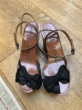 Lanvin Wedges with Black Bow