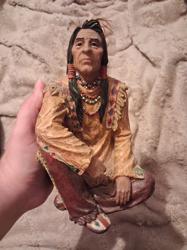 Vintage native american chief - native,