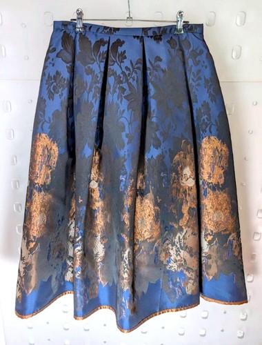 Guzella midnight blue taffeta - blue,