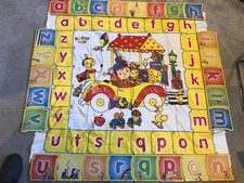 Very Rare Set 26 Noddy A-Z Books Enid Blyton Readers Digest and original playmat