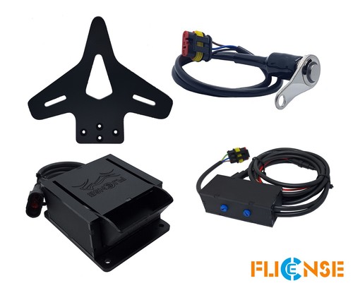 Motorcycle plate holder - plate, with