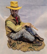 Clint Eastwood Large Resin Sculpture, Statue,  Signed P Mook Vintage