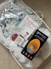 Sleepyhead Deluxe Baby Pod Mattress 0-8 Months White with Extra Cover And Groegg