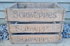 Schweppes Vintage Bottle Crate