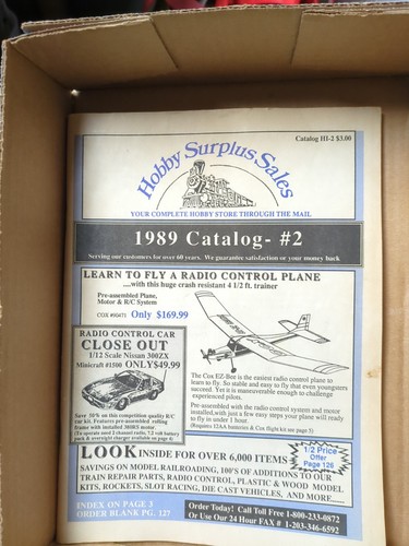 Vintage hobby sales surplus - hobby,