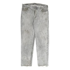 LEVI'S 555 Mens Jeans Light Blue Regular Straight Denim W36 L33 Zip