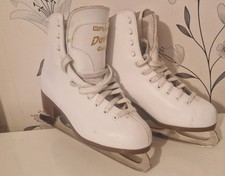 Graf Davos Gold Ice Skates  Figure Skates Eu 38 UK Size 5