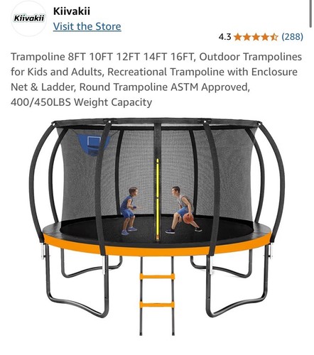 Kiivakii trampoline 12ft - kiivakii,