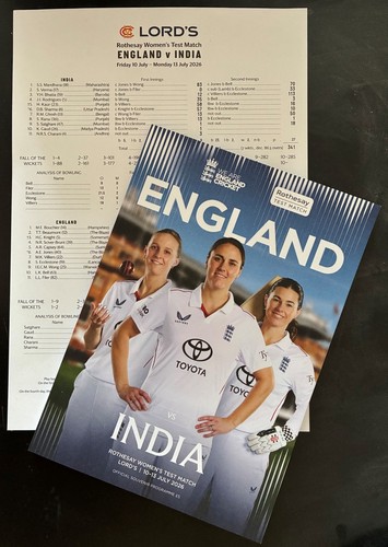 Lord cricket scorecard - scorecard, &