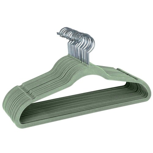 Simplify green velvet hangers - simplify,