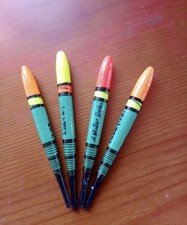 4 Handmade Balsa Wood Chubbers