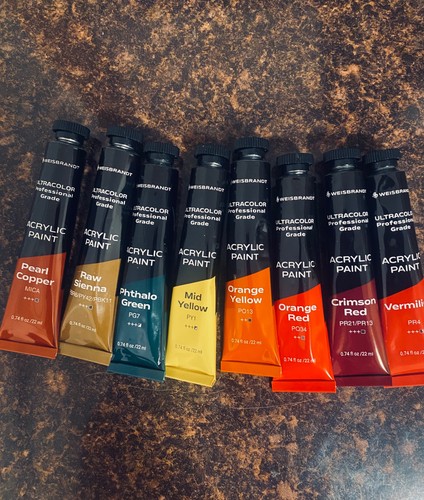 Arteza acrylic paint tubes - acrylic,