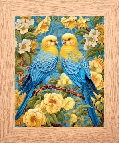 Parrot art nouveau - parrot,