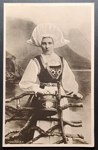 Norwegian woman traditional - in,