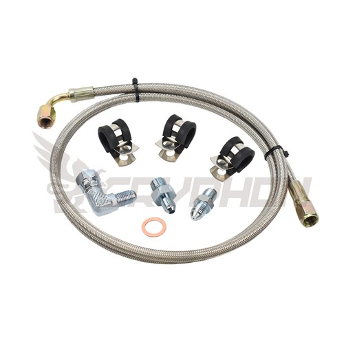 Turbo oil feed line - oil,