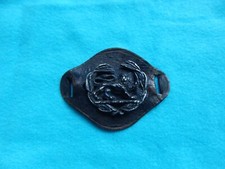 EB Rhodesia Army  WOII Rank Badge on Leather Wrist Piece Rhodesian